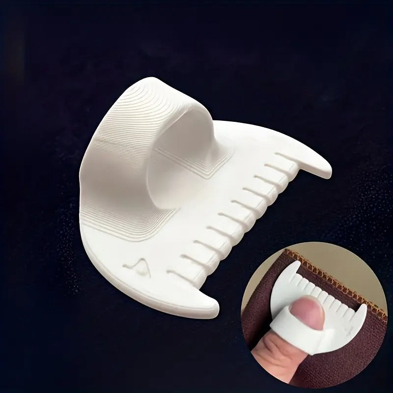 4 Simple Sewing Tools - Durable Plastic Edge Sewing Lock and Sewing Tools for Beginners and Elderly, with 4mm and 3mm intervals, perfect for DIY hand sewing projects, sewing accessories | Ergonomic Design | Smooth Surface