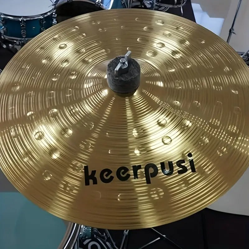 Keerpusi Cymbal Pack Alloy Cymbals Drum Cymbal Set 14"/16"/18"/20" Plus Free Cymbal Bag 5pcs Cymbals for Drum Set