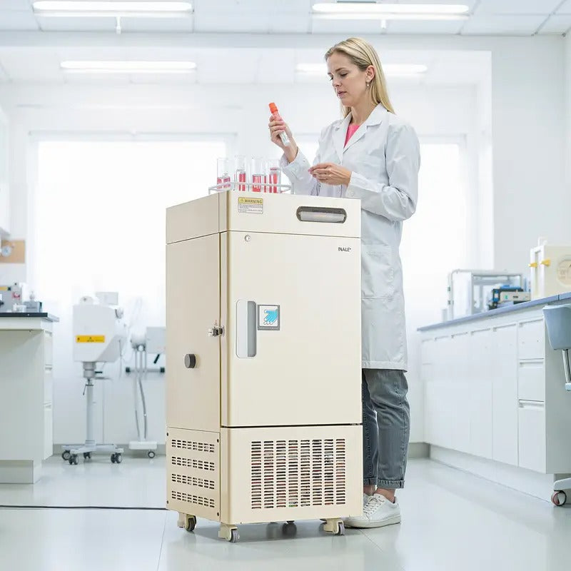 VEVOR Ultra Low Temperature Freezer Lab Freezer 28 L −40 ℉ to −123 ℉ Adjustable Temp