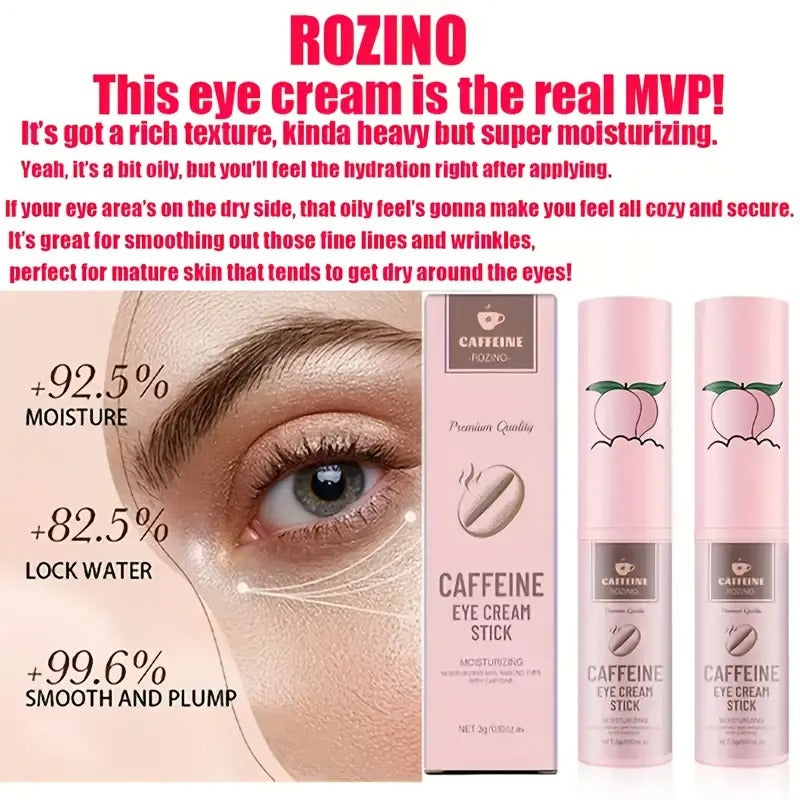 Two Sets Newly Upgraded, Instant Lift Firm Eye Cream, Contains Caffeine Ceramides NP, Suitable for Swollen Eye And Dark Circles, The Look Of Dulldark Circles