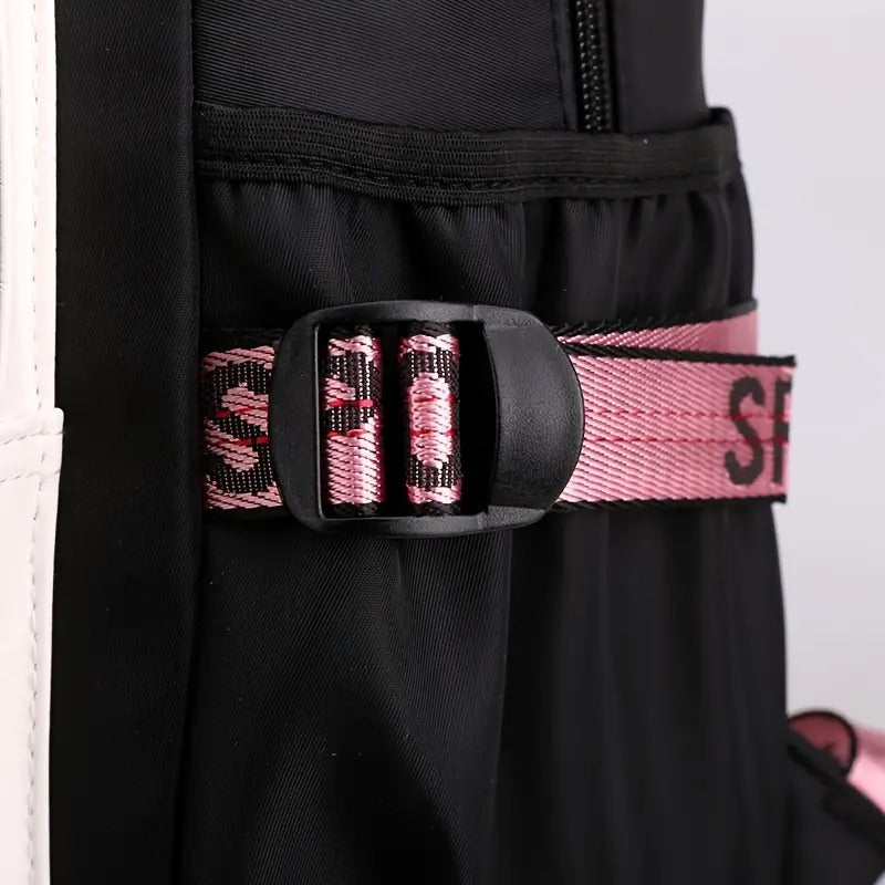 2pcs Disney Stitch Backpack Set, 17" School Backpacks for Kids, Cartoon Bookbag for Boys Girls, Large Capacity, Lightweight Travel Laptop Backpack with Pencil Case, Resistant College School