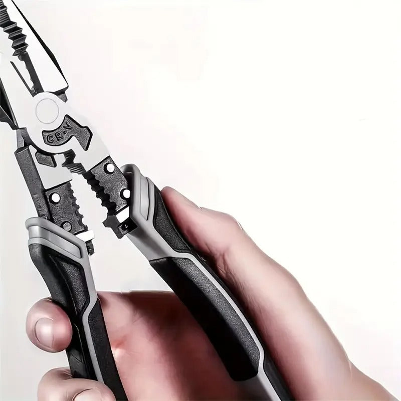 Super Alloy Universal Needle-Nose Pliers: Wire Cutters, Wire Strippers, Removal Pliers, Electricians, Professional Tools for Metal Working