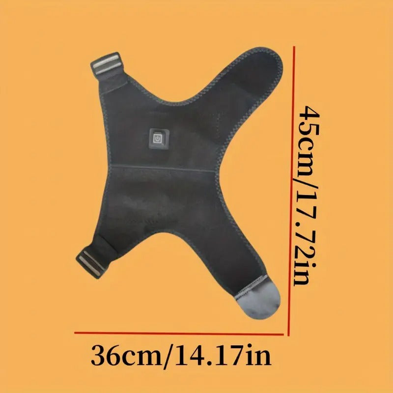 USB Heated Shoulder Massager - 3-speed Temperature Control - Relax knees, keep warm, massage tool, heating pad, Mother'S Day, Father'S Day gift, Valentine'S Day & Birthday Ideal Gift, Men'S & Women'S Fitness Gift