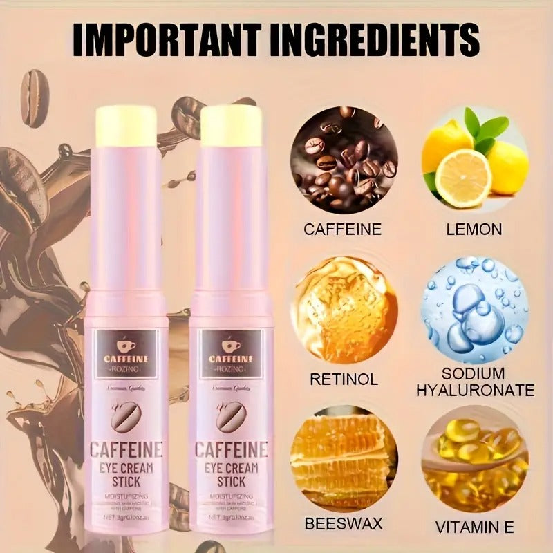 Two Sets Newly Upgraded, Instant Lift Firm Eye Cream, Contains Caffeine Ceramides NP, Suitable for Swollen Eye And Dark Circles, The Look Of Dulldark Circles