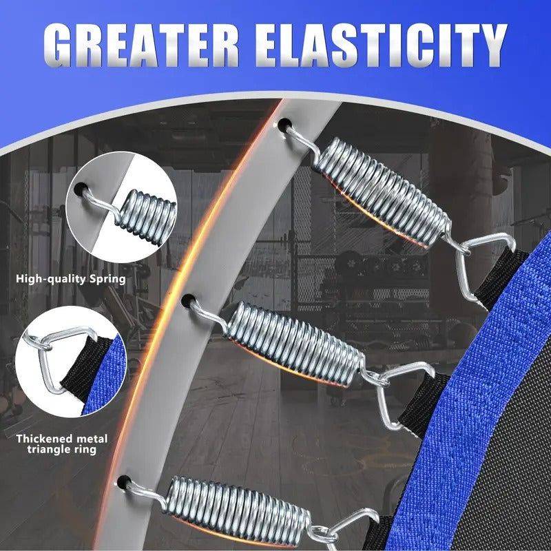 LeffEase 40" Rebounder Trampoline For Adults With Bungee, 450LBS Quiet Mini Exercise Trampoline With Adjustable Foam Handle Bar, Fitness Trampoline For Indoor.