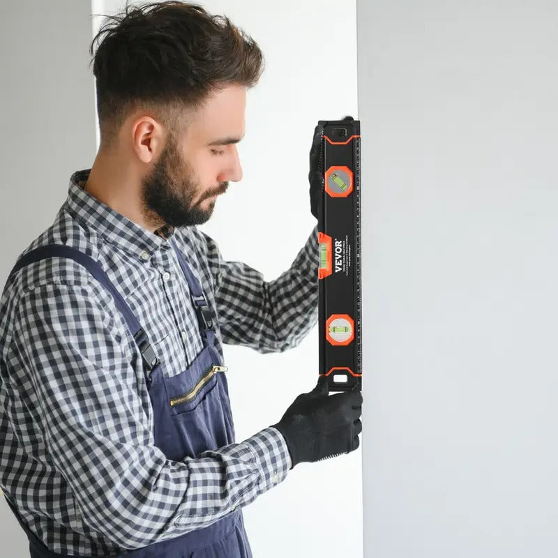 VEVOR 6 PCS Magnetic Torpedo Level 78/48/32/24/16/10 In Leveler with Bubble Vial