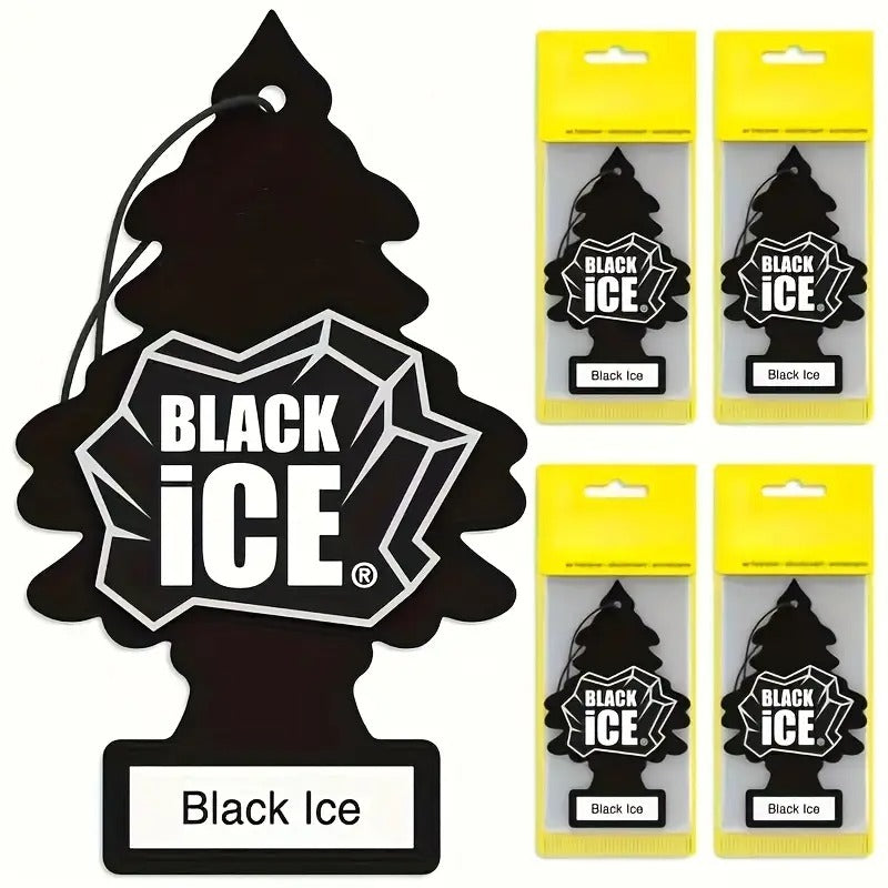 10 Small Tree-Shaped Car Air Freshener Hanging Decoration, Vibrant Design, Provides Long-Lasting Scent Car or Home, Hanging Paper Art Tree Home or Car Interior