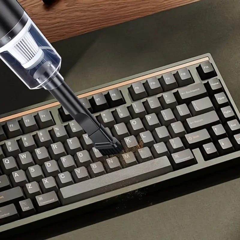 Multifunctional Wireless Charging Mini Vacuum Cleaner, Large Suction Power, Wireless Power Supply, Suitable for Computer Cleaning, Household Cleaning, Car Cleaning, Valentine'S Day And New Year'S Gift,July 4Th Gifts