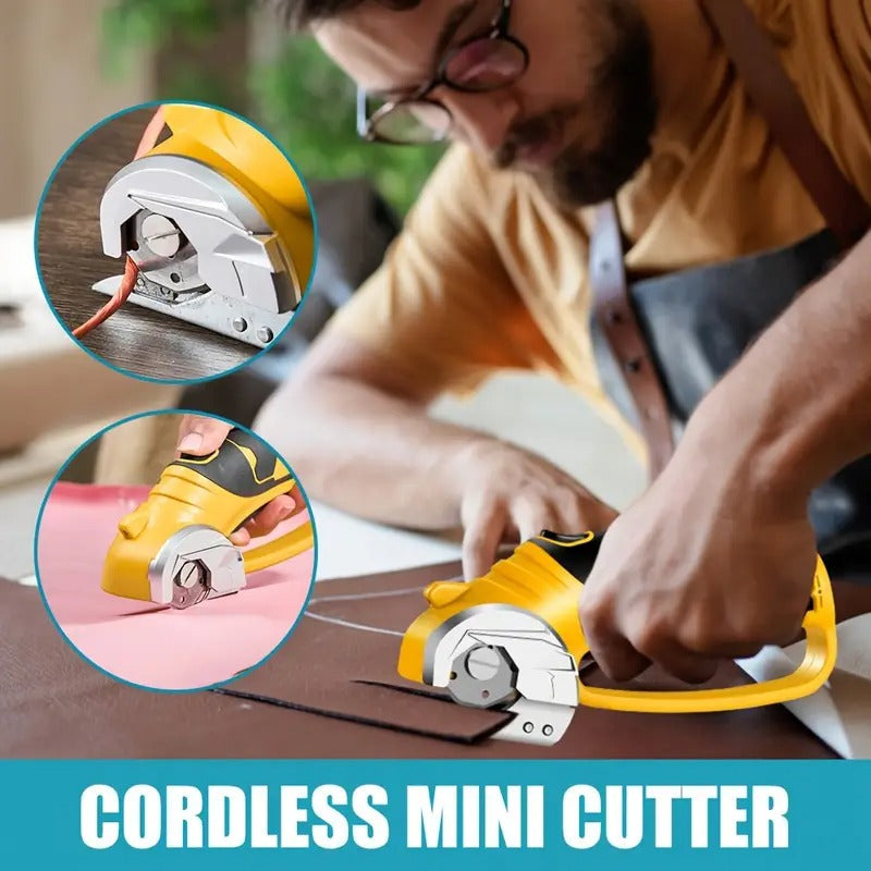 Portable Labor-Saving Scissors with Safety Lock and LED Light| Cardboard Box Scissors, Sewing, Crafts, Suitable for Cutting Faux Leather, Cardboard, Carpet, Industrial Scissors