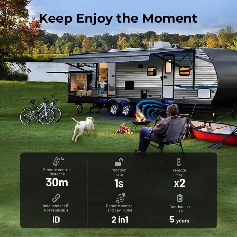 RV Keyless Entry Door Lock, Trailer & Camper Door Lock Replacement, Versatile Latch For RVs