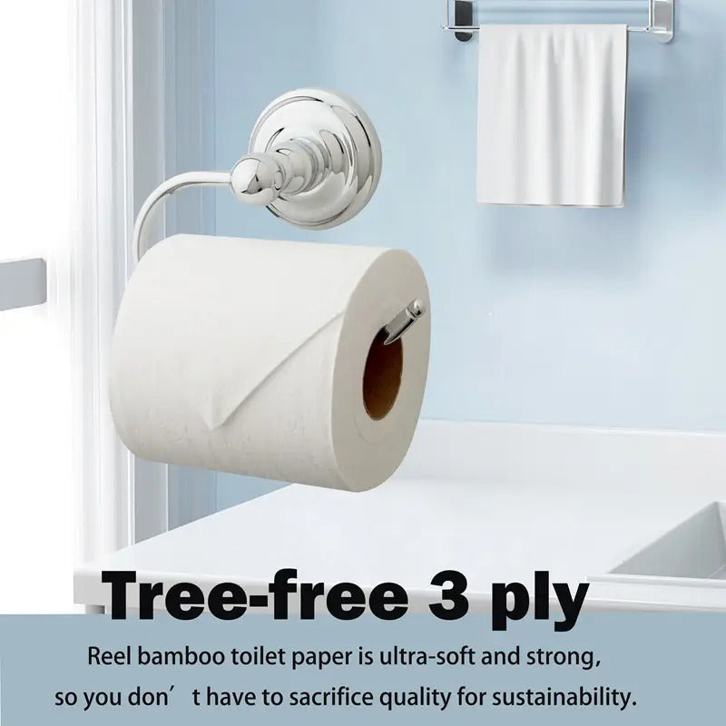 Super Abundance, 24 Rolls Per Box, Extremely Cost-Effective, Tough Yet Skin-Friendly y Toilet Paper100% Bamboo,300 Sheets,Toilet Paper,Pack of 24 Roll, (Pack of 24 Roll)3-Ply.