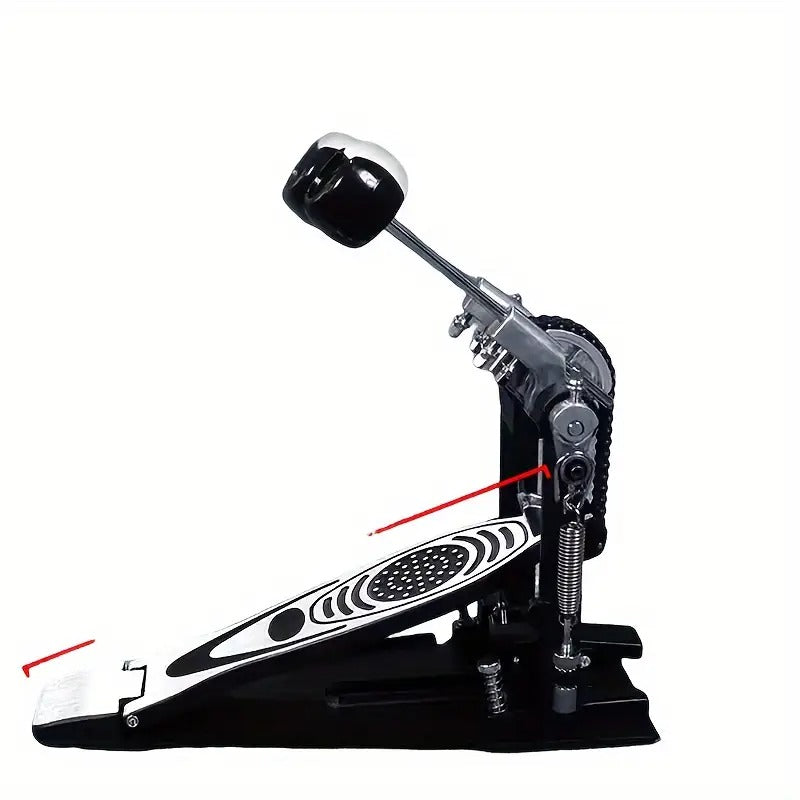 Double Bass Drum Pedals, Double Chain Drum Step on Hammer for Drum Set and Electronic Drums