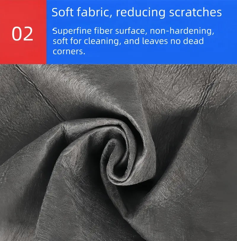 5-Pack Magic Cleaning Cloths - Streak-Free Glass & Mirror Cleaner, Ultra-Absorbent Microfiber for Home, Car, and Bathroom, Purple Floral Pattern,