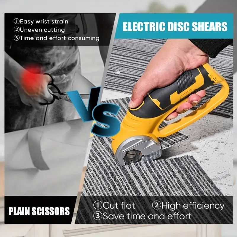 Portable Labor-Saving Scissors with Safety Lock and LED Light| Cardboard Box Scissors, Sewing, Crafts, Suitable for Cutting Faux Leather, Cardboard, Carpet, Industrial Scissors