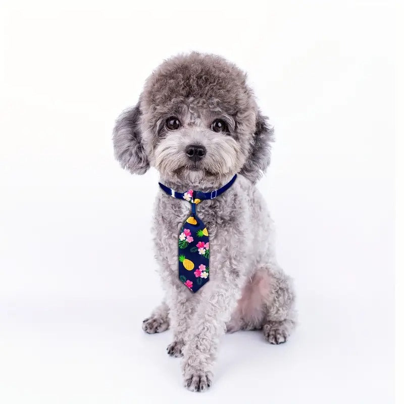 50pcs Multi Style Dog Neckties Adjustable Summer Small Dog Bowties Washable Pet Dog Bow Ties Collars Mixed Colors Pet Grooming Accessories For Dogs Bulk