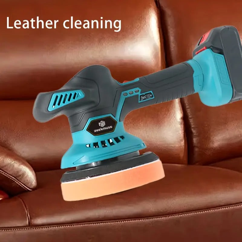 ZEEKMUSS Cordless Car Buffer Polisher, 6 Inch Dual Action Polisher Kit With 2pcs 21V 4.0Ah Rechargeable Battery, 6 Variable Speed 5500RPM Car Buffer Polisher For Car Detailing, Polishing, Waxin