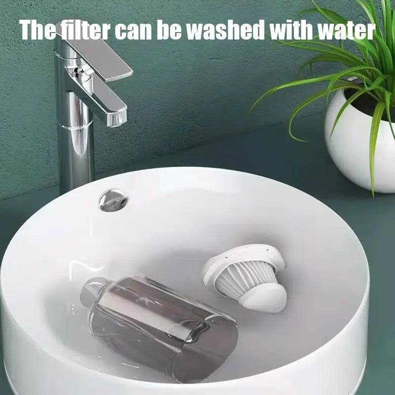 Multifunctional Wireless Charging Mini Vacuum Cleaner, Large Suction Power, Wireless Power Supply, Suitable for Computer Cleaning, Household Cleaning, Car Cleaning, Valentine'S Day And New Year'S Gift,July 4Th Gifts