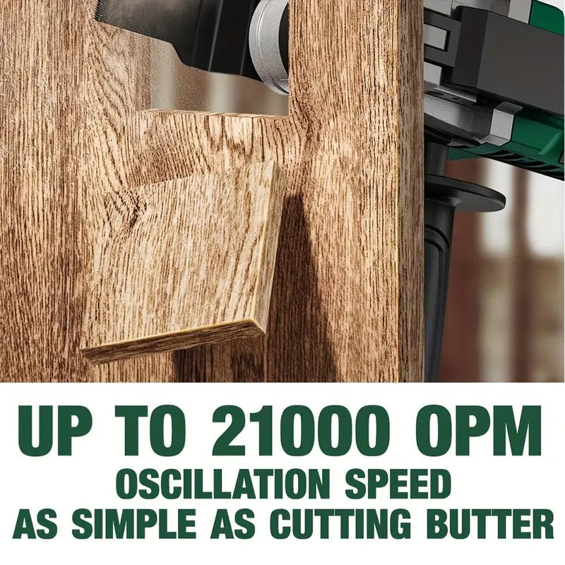 [KIMO | 20V Cordless] KIMO 26pcs 20V Cordless Oscillating Tool | 3° Oscillation Angle, 6 Variable Speed, Quick-Lock Change System | Power Tools For Men & Women