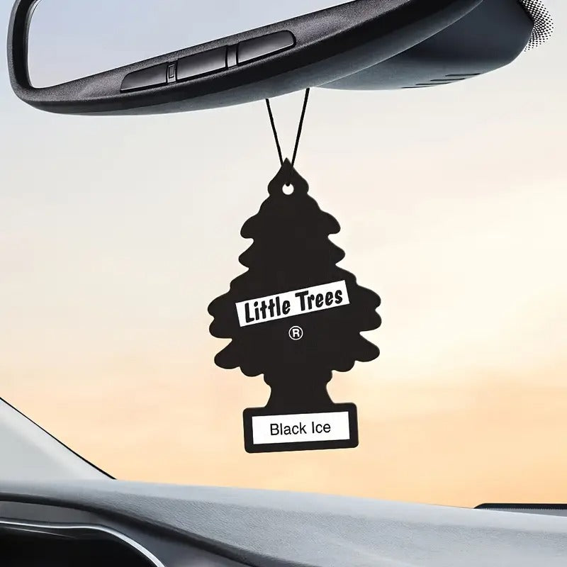 10 Small Tree-Shaped Car Air Freshener Hanging Decoration, Vibrant Design, Provides Long-Lasting Scent Car or Home, Hanging Paper Art Tree Home or Car Interior