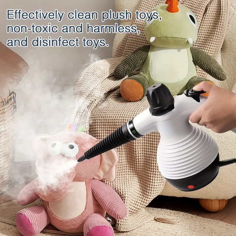 Handheld Steam Cleaner, Multi-Purpose Portable Steamer for Home Use with Safety Lock and 10 Accessories, Removes Dirt and Grease Efficiently