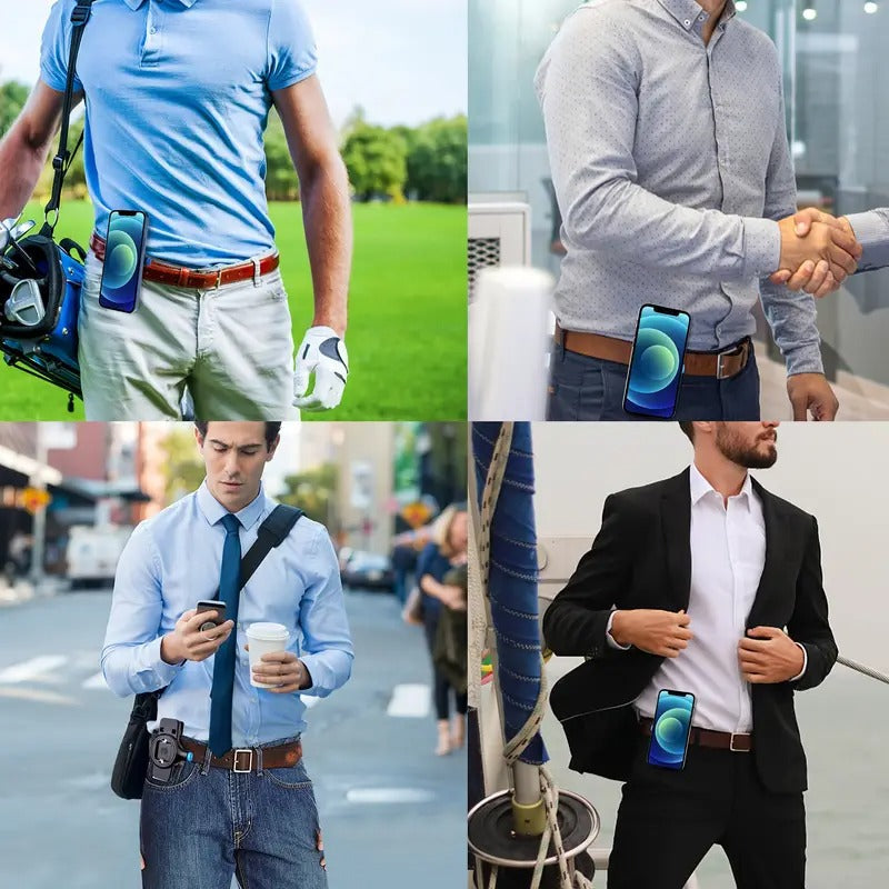 Portable Snap Closure Belt Clip Phone Holder Running Quick-release Waist Clip For IPhone 15 14 13 12 11 Pro Max Samsung