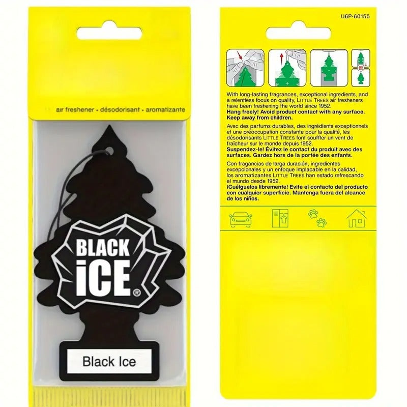 10 Small Tree-Shaped Car Air Freshener Hanging Decoration, Vibrant Design, Provides Long-Lasting Scent Car or Home, Hanging Paper Art Tree Home or Car Interior