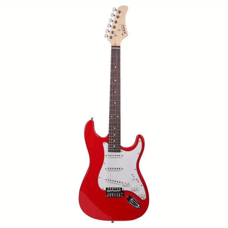 [Rosewood Fingerboard] Electric Guitar Kit | GST Rosewood Fingerboard | Red | Includes GuitarBag, Shoulder Strap, Pick, Whammy Bar, Cord, and Wrench Tool