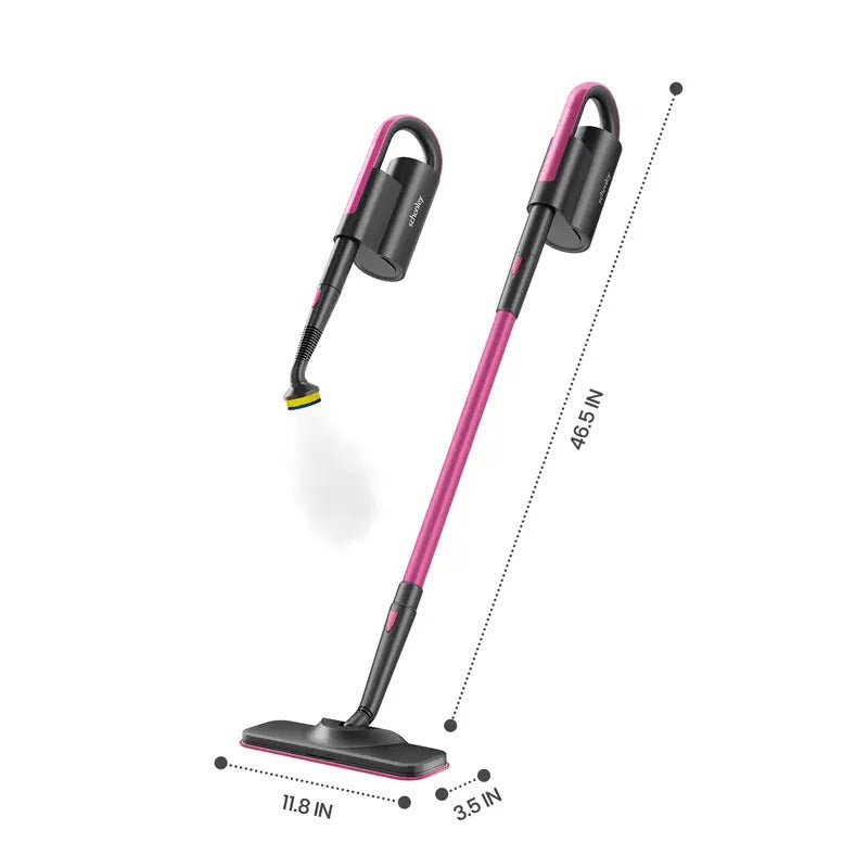 Schenley Steam Mop Cleaner with Detachable Handheld Steamer for Cleaning Hardwood, Laminate Floor, Tiles and Grout, with 7-in-1 Multi-purpose Accessories and Washable Microfiber Pads
