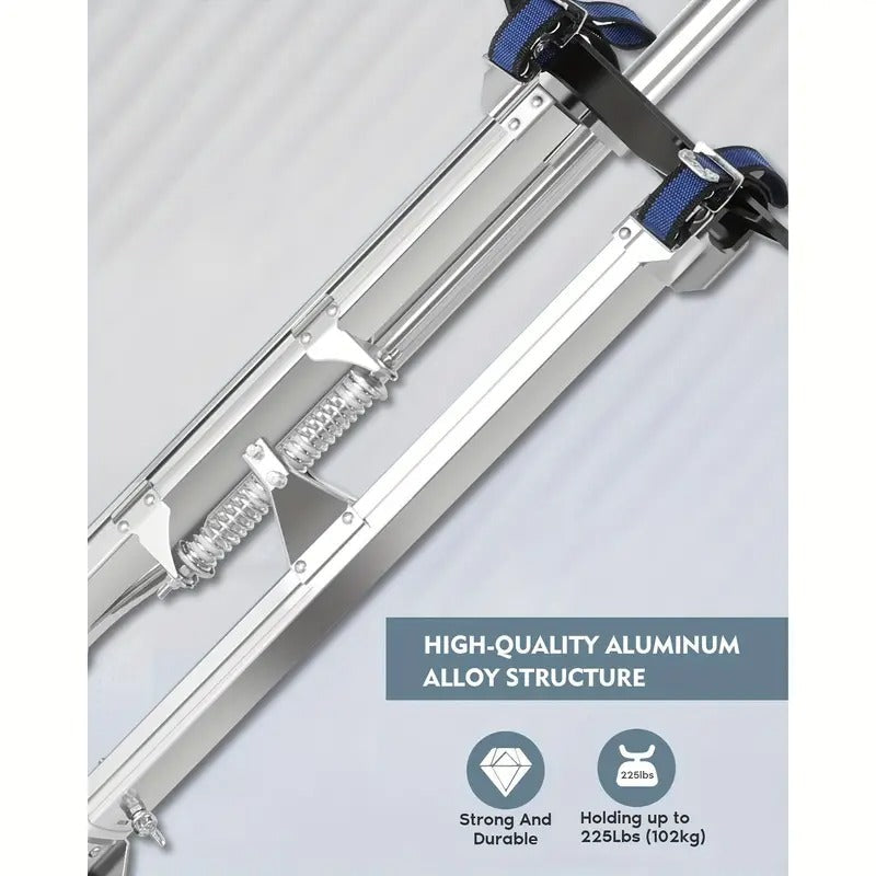 GCSSJ 24''-40'' Adjustable Aluminum Drywall Stilts for Adults with Protective Knee Pads - Ergonomic Work Platform, Lightweight & Sturdy for Sheetrock, Ceiling Painting, Pruning, Cleaning, Aluminum Stilts, Versatile Painting