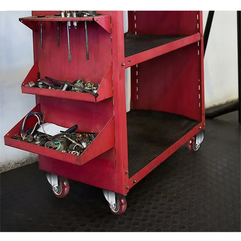 4pcs 4 Inch Heavy Duty Caster Set Wheels Fits for All Swivel & Brake Casters