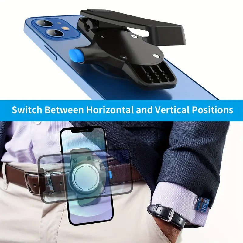 Portable Snap Closure Belt Clip Phone Holder Running Quick-release Waist Clip For IPhone 15 14 13 12 11 Pro Max Samsung