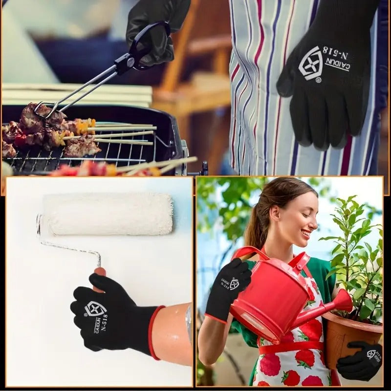 72 Pairs Heavy-Duty Rubber Coated Work Gloves - Anti-Tear Reinforced Stitching, Ergonomic Fit for Gardening, Construction & Landscaping - Durable Protective Gloves for Men