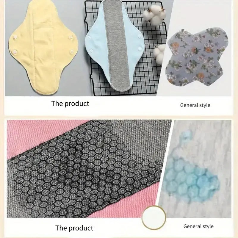 Adult Washable Sanitary Pads: Waterproof and Leak-proof Sanitary Pads Urine Pads Graphene Elderly Panty Pads