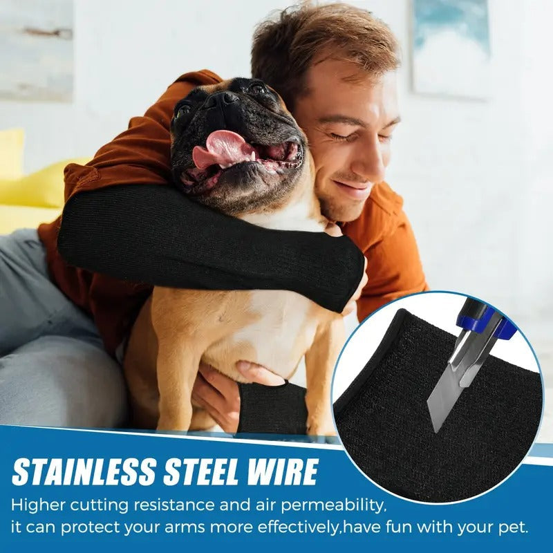 Arm Protection Sleeves Level 5 Cut 2 Pairs Heat Resistant Sleeves Protectors For Men Women