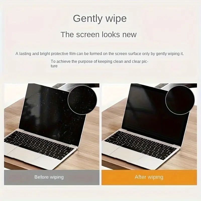 40pcs of Screen Cleaning Cloth- Alcohol-Wipes, Quick Drying, No Residue, No Damage to Screen, Lens, Special Cleaning Cloth Electronic Device Screen, a Simpler Way