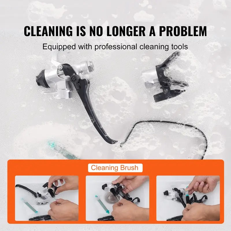 VEVOR Stand Airless Paint Sprayer, 3000PSI 750W Efficient Electric Airless Sprayer,for Home Interior and Exterior Furniture and F