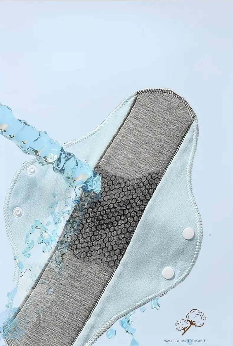 Adult Washable Sanitary Pads: Waterproof and Leak-proof Sanitary Pads Urine Pads Graphene Elderly Panty Pads