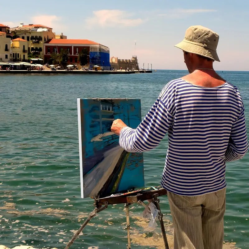 Stretch Canvas, Multi-Piece Set 11X14, 9X12, 8X10, 5X7, 4X4, 10pcs, Primed White - 100% Cotton Artist Canvas Boards, Suitable for Painting, Acrylic Pouring, Oil Painting Wet And Dry Art Mediums