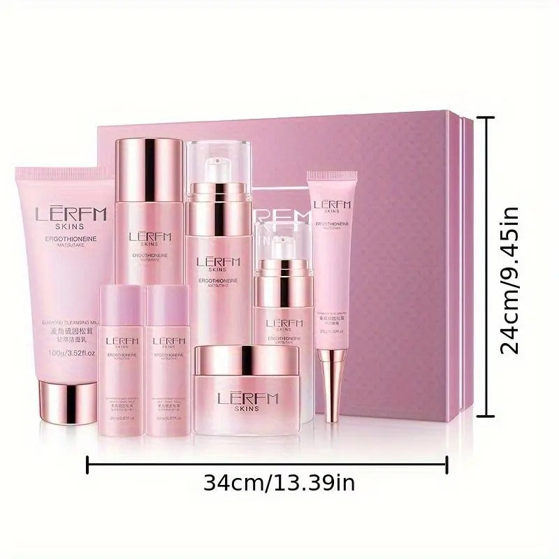 Ergothioneine Facial Kit - Smooth & Hydrate, Ideal Gift for Loved Ones