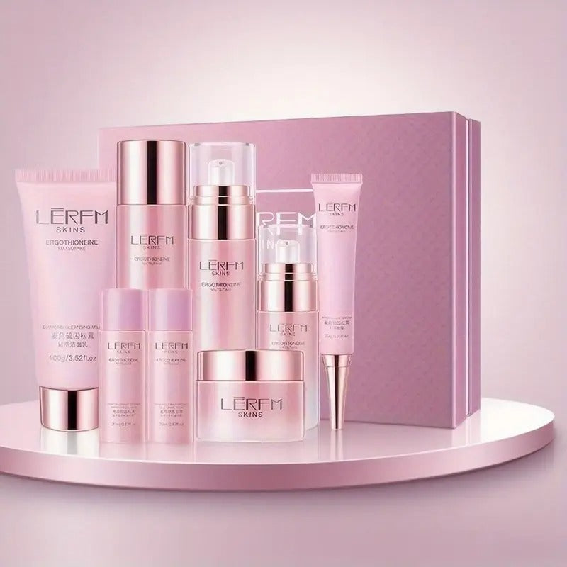 Ergothioneine Facial Kit - Smooth & Hydrate, Ideal Gift for Loved Ones