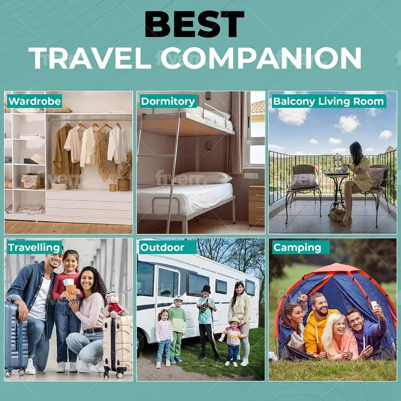 Portable Mini Dryer with Timer - Compact, Convenient, Quick Drying Solution for Apartments, Dorms, RVs - Delicates Bag Included