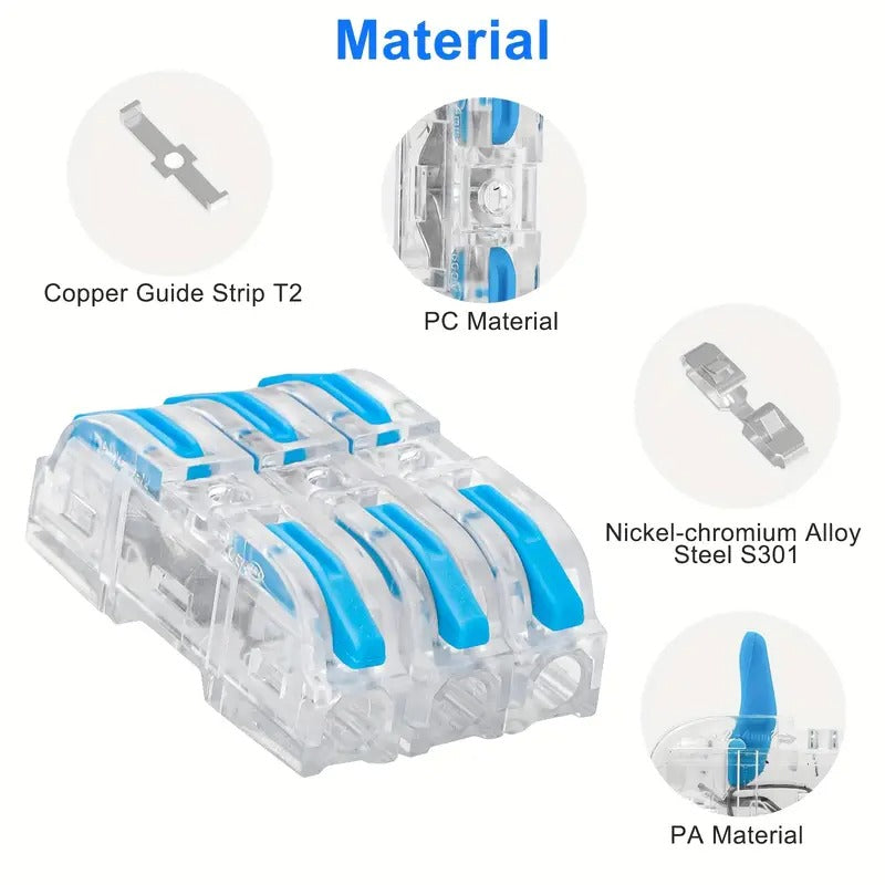 80pcs Quick Connect Wire Connectors, Insulated Push-On Electrical Ends For Automotive And DIY Projects, Easy-to-Use Crimp And Butt Connector Kit For 24-12AWG Wire Gauge