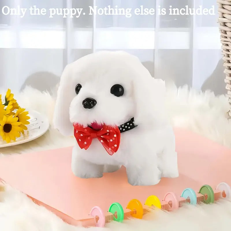 Adorable Electronic Pet Dog Toy for Kids, Barks/Walks/ Wags Tail Back and Forth, Creative Parent-Child Interactive Toy, Perfect Birthday Gift for Boys/Girls