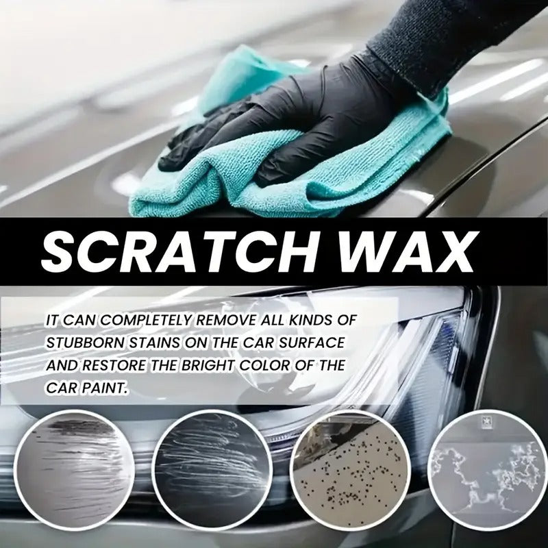 Removes Fine Surface Scratches Car Scratch Remover Wax, Car Care Kit for Vehicles Including Cars, RV, Trucks And Motorcycles