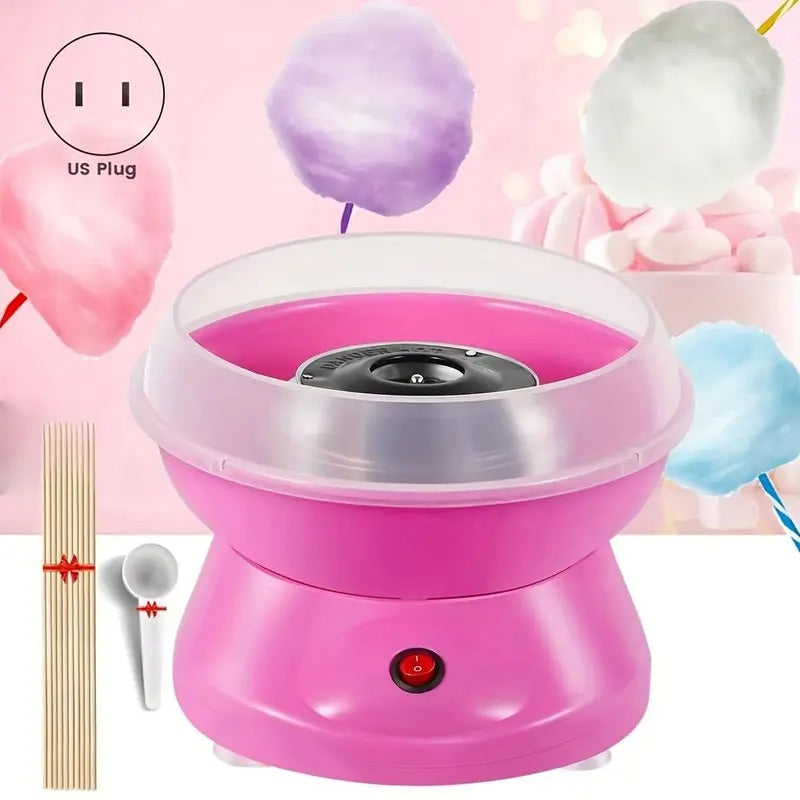 Nostalgic Candy Machine - Children's Retro Candy Machine, with 2 Reusable Cones, 1 Sugar Spoon, And 1 Extraction Head - Pink