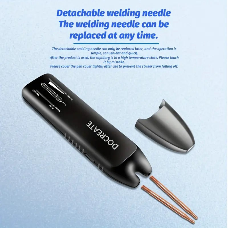 Handheld Wireless Spot Welder Machine - 11-Speed Adjustable Welder with Auto/Manual Mode, USB-C Fast Charging, Portable Welding Tool for Nickel, Iron, 18650 Batteries - Compact & Lightweight Design for Workshop, Factory