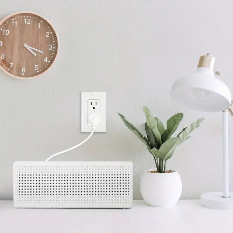 [20pcs Tamper Resistant Outlet] DEWENWILS 20pcs Tamper Resistant Decorator Receptacle Outlet, 15Amp/ 125V, Wall Plates Included, White-HRWS20A