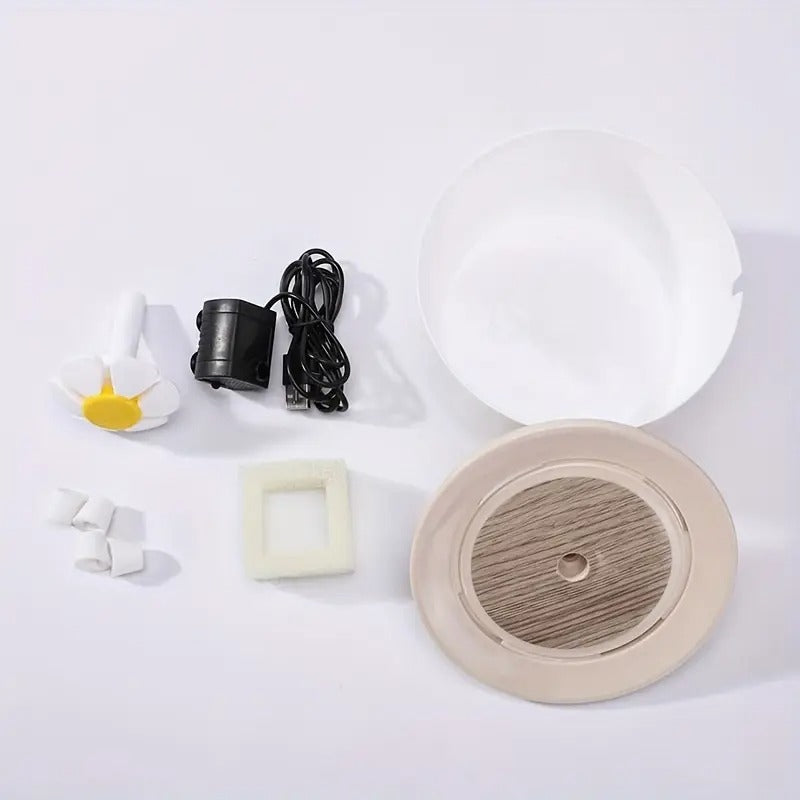 50.72oz Automatic Cat Water Dispenser - USB-Powered Pet Water Fountain with Quiet Operation, No Batteries Needed, Low Voltage Safe Design for Cats & Small Dogs, Petsafe Materials