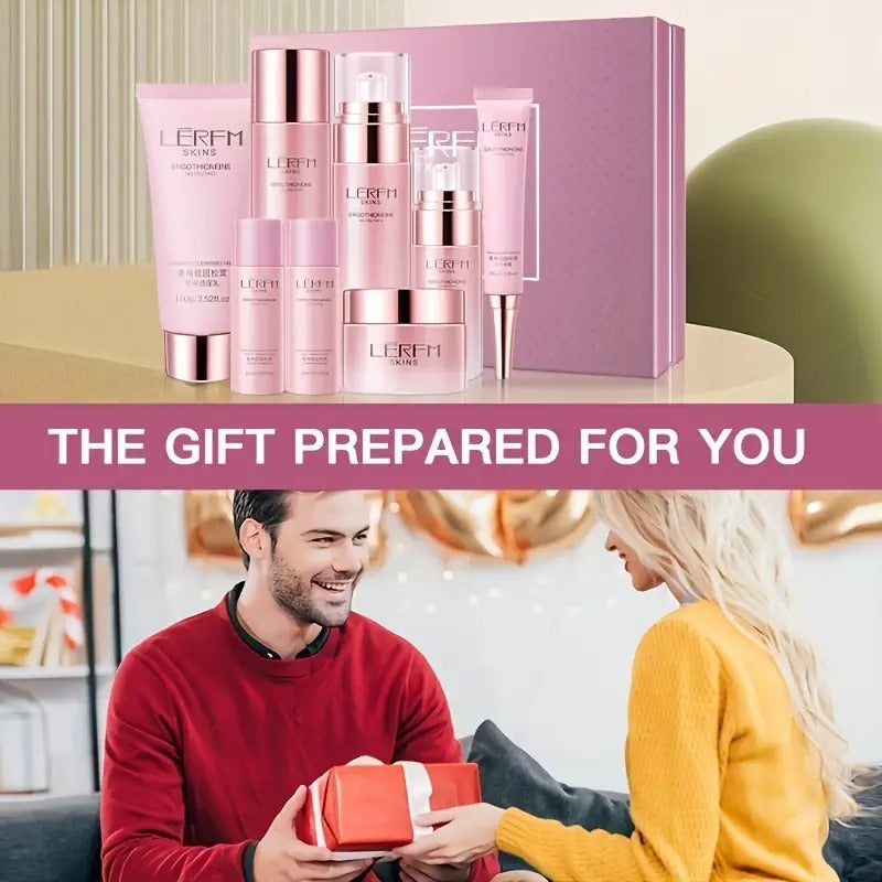 Ergothioneine Facial Kit - Smooth & Hydrate, Ideal Gift for Loved Ones