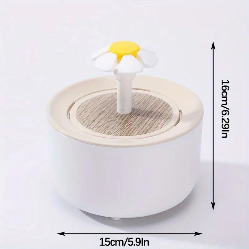 50.72oz Automatic Cat Water Dispenser - USB-Powered Pet Water Fountain with Quiet Operation, No Batteries Needed, Low Voltage Safe Design for Cats & Small Dogs, Petsafe Materials